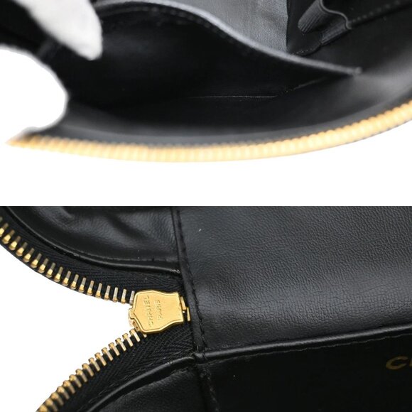 CHANEL CC 2Way Vanity Shoulder Hand Bag Grained Calfskin Leather BK 620RL401 - Picture 15 of 16